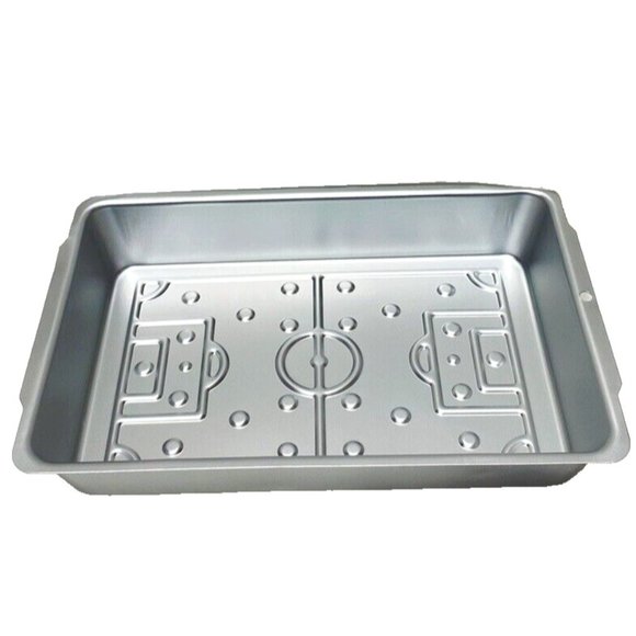 Soccer Football Field Cake Pan Baking Rectangular  Soccer Mold Brand New As Is - Picture 1 of 8